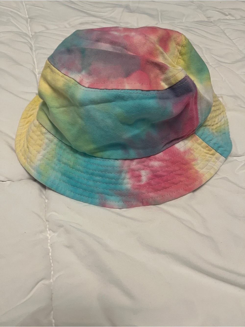 PrettyLittleThing Pastel Tie-Dye Bucket Hat